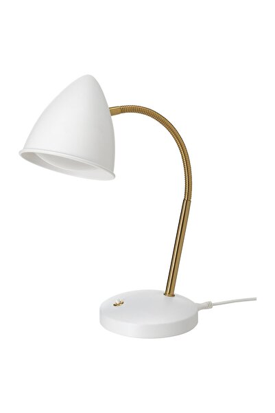 OEM Veioză birou LED alb/alamă ISNÅLEN Lămpi de birou