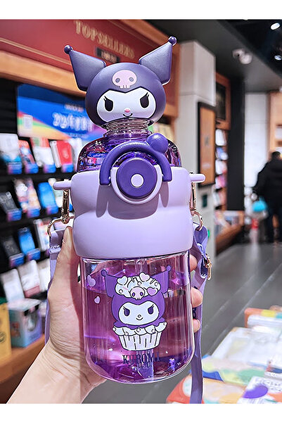 GGEROU Kids Water Bottle with Straw 600ml Leakproof BPA Free Kids kettle Cute...