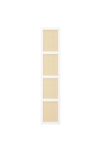 OEM Uşă 40x192 cm alb/bambus țesut HÖGADAL Biblioteci