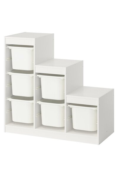 OEM Ansamblu depozitare+cutii 99x44x94 cm alb/alb TROFAST TROFAST combinatii