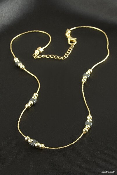 ZERO LAND Spt-Gld Hematite Chain (110618) Necklace Yellow