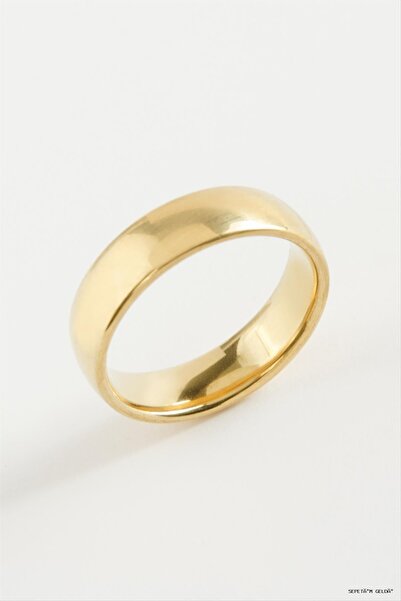 ZERO LAND Spt-Gld Steel Wedding Ring 6 (111629) mm 18