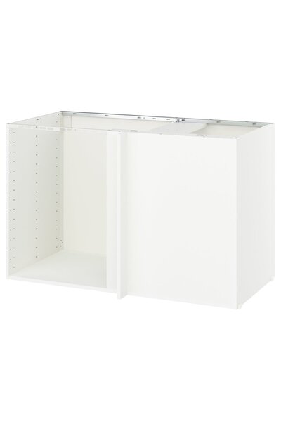 OEM Corp bază colț 128x60x80 cm alb METOD Corpuri bază METOD
