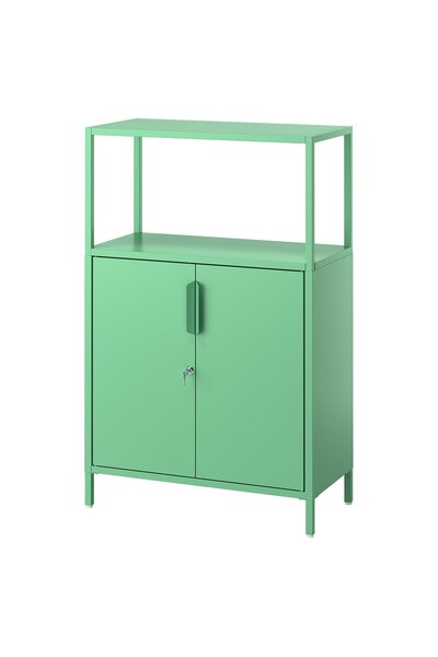 OEM Corp cu uşi 70x35x110 cm verde deschis TROTTEN Soluții de depozitare și c...