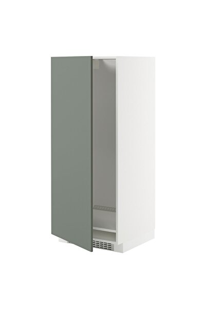 OEM Corp înalt frigider/congelator 60x60x140 cm alb/Nickebo gri-verde mat MET...