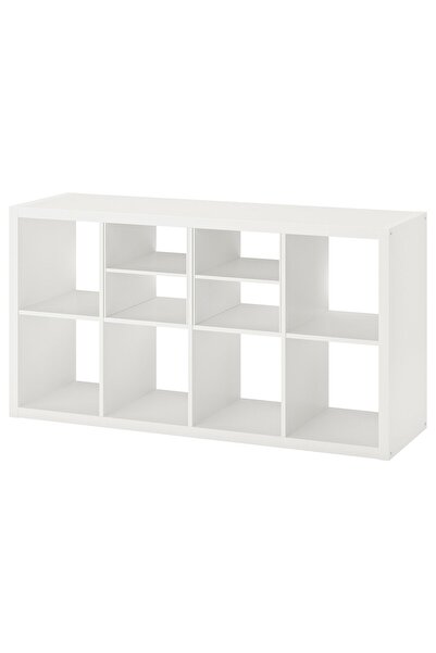 OEM Etajeră 147x77 cm cu 2 accesorii poliță/alb KALLAX Etajere