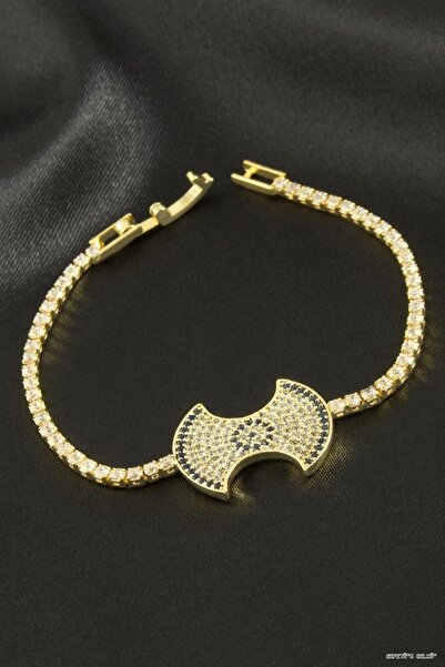 ZERO LAND Spt-Gld Fiyong Zircon Stone Children's Bracelet 16 (110648) cm Yellow