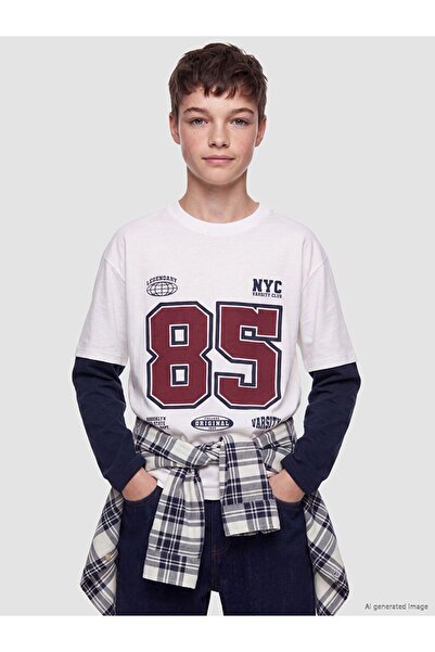 LC Waikiki Printed Boys' T-Shirt