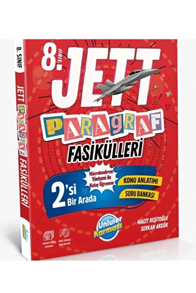 Ünlüler Karması ÜNLÜLER YAYINLARI 8. SINIF JETT PARAGRAF FASİKÜLLERİ