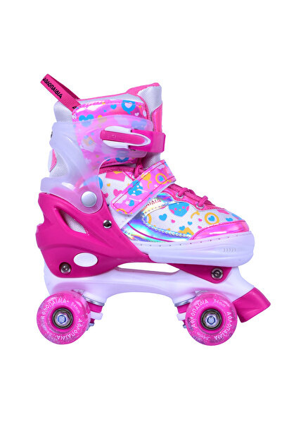OEMVURAL 3K Αυξομειούμενα Roller Skates - Φούξια
