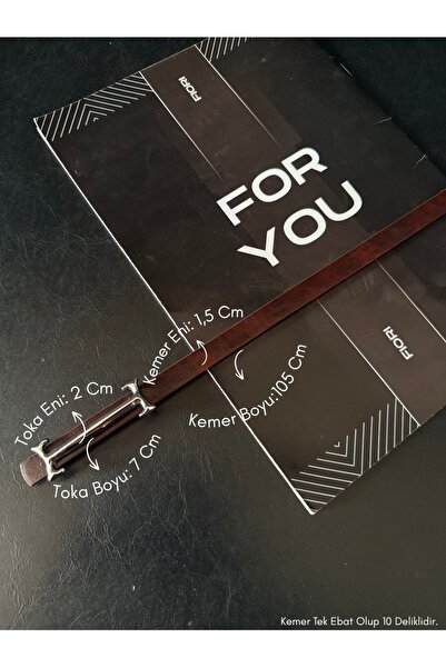 Fiori Silver Long Buckle Thin Belt, Trouser Belt, Shirt Belt, Jacket Belt, Dr...