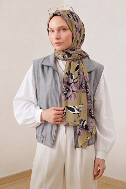 BONASERA EŞARP Women's Hijab Shawl Daily Printed Soft Shawl