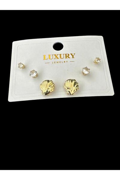Aleda Steel Oyster Model Multiple Earrings