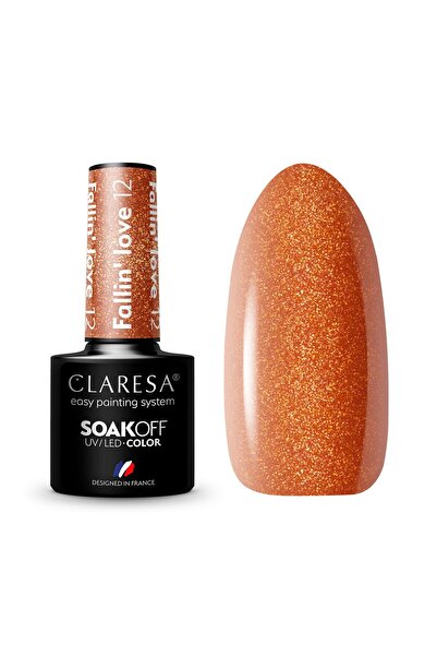 Claresa Fallin' Love 12 Ojă Hibridă UV/LED Soak Off 5g