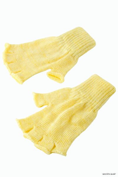 ZERO LAND Spt-Gld Cut-Off Tip (123027) Gloves Yellow