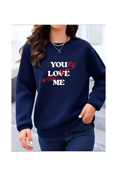 DAXİS Sportwear Company MILOVAJKA SA ŠTAMPOM "YOU LOVE ME" I OKRUGLIM OGRLOM