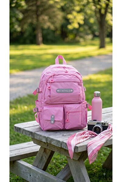 H&D COLLECTİON Mega Large Size School and Travel Backpack (29/43 cm)