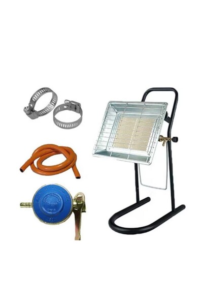 OEM 2M furtun gaz + 2x Coliere + CMP0906 Ceas + SET Soba pe suport Nurgaz