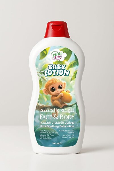 Pure Life Cosmetics Pure Life Baby Lotion, 500 ml
