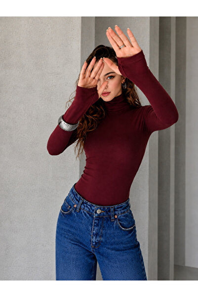 Starlight Women's High Collar 100% Cotton Lycra Body with Finger Details