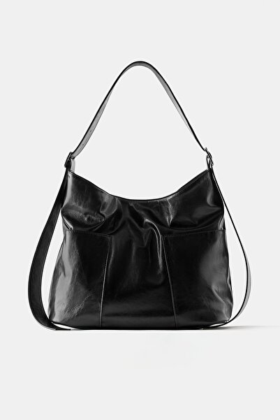 Pull & Bear Şeritli shopper çanta