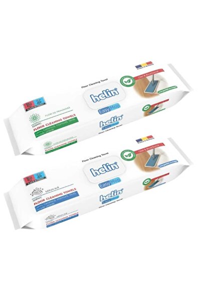 Helin Set of 2 x Wet Wipes for Mop and Multiple Surfaces