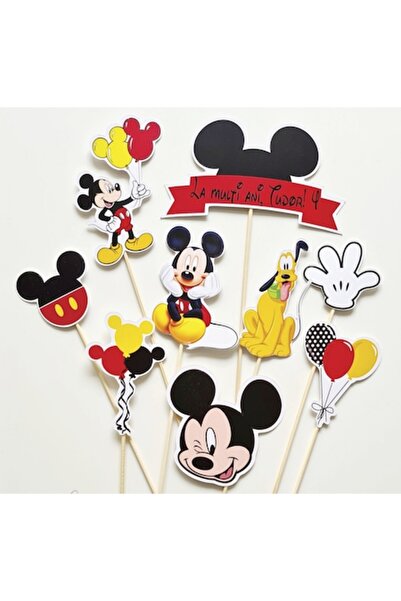 Aniversari de Neuitat Accesorii pentru petrecere Toppere Mickey Mouse