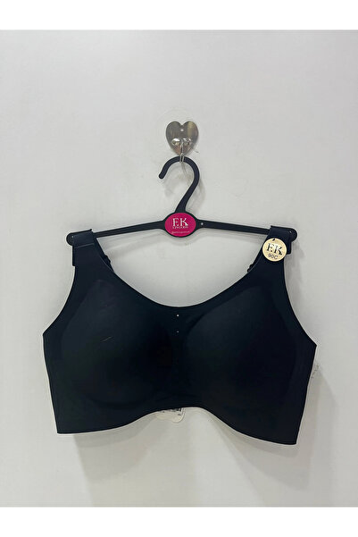 F.K Fk Women's C Cup Full Coverage Gathering Laser Cut Wire Free Bra