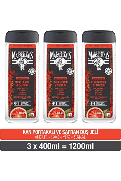Duş Jeli Kan Portakalı Ve Safran 400ml X3