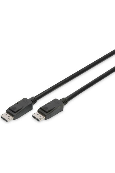 Digitus Καλώδιο DisplayPort Αρσενικό - DisplayPort Αρσενικό 2μ Μαύρο (AK-3401...