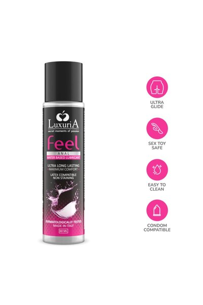 İntimateline Lubrifiant Unisex pe Baza de Apa pentru Sex Luxuria Feel, 60ml