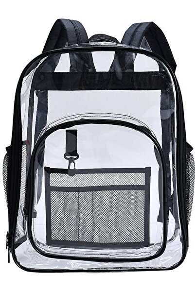 Morvena Picks Rucsac clasic din PVC, transparent, impermeabil, ultra-clar, pe...