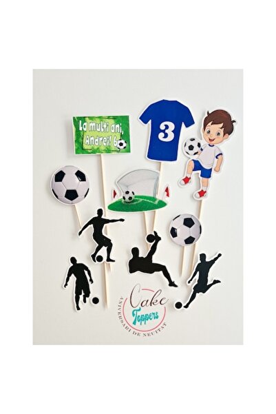 Aniversari de Neuitat Set de figurine decorative de fotbal cu personaje din d...