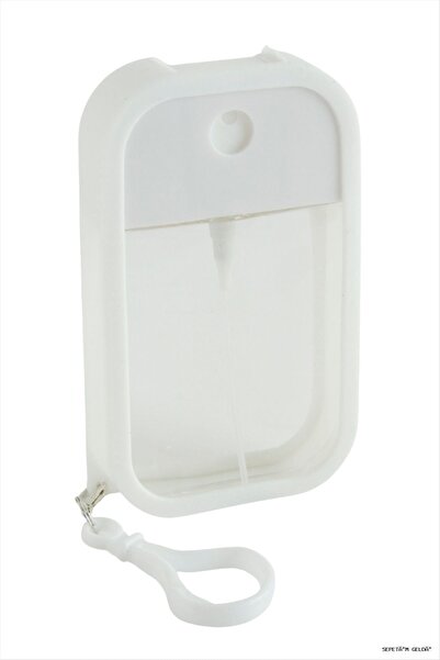 ZERO LAND Spt-Gld Empty Perfume Bottle Bag (140841) Keychain White