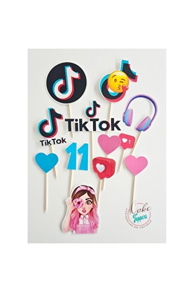 Aniversari de Neuitat Set de topperi TikTok