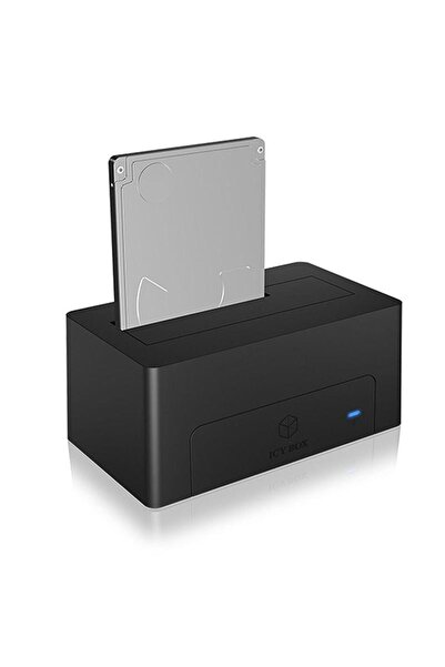 ICY BOX IB-1121-C3 Docking Station for 2.5"/3.5" SATA Drives, USB 3.1, Black