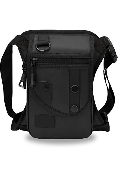 STARSTAR Oxford men's thigh/waist bag detachable leg pockets black