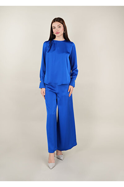 SATEN BLUZ PANTOLON TAKIM
