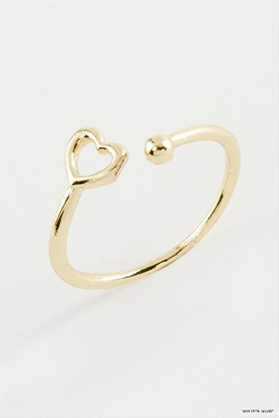 ZERO LAND Spt-Gld Heart Joint (132224) Ring Yellow