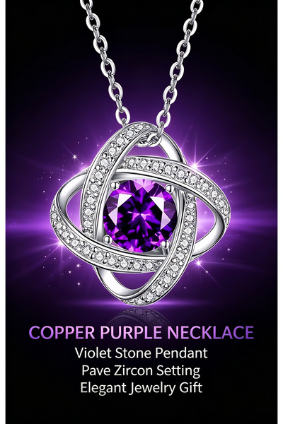 Generic Brand Bestseller Full-Rhinestone Four-Leaf Clover Necklace, European-...