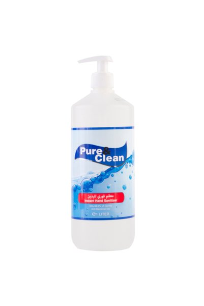 Pure and Clean معقم اليدين النقي والصاف 1 لتر