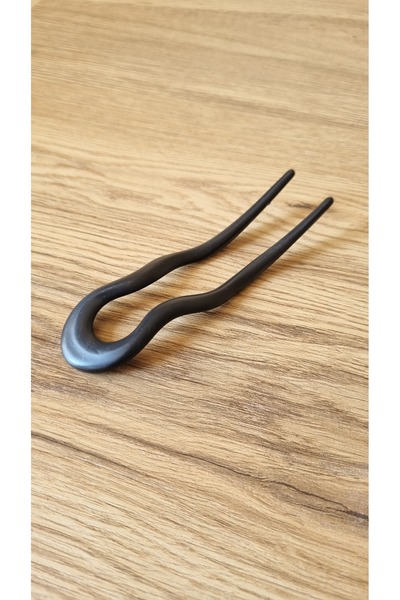 Osha Aksesuar Black Barrette Women's Hair Bun Clip