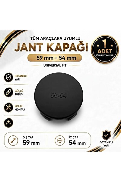Jant Göbek Kapağı Dış Çap 59 mm - İç Çap 54 mm