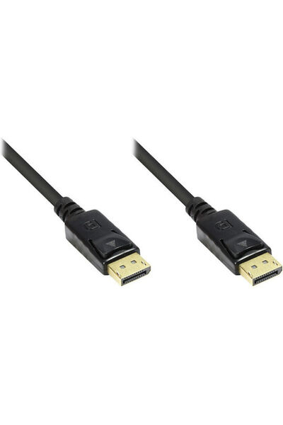 Good Connections Καλώδιο DisplayPort αρσενικό - DisplayPort αρσενικό 2μ Μαύρο