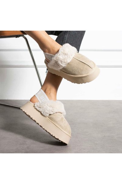 YNS STORE Ugi Slippers Rubber Beige