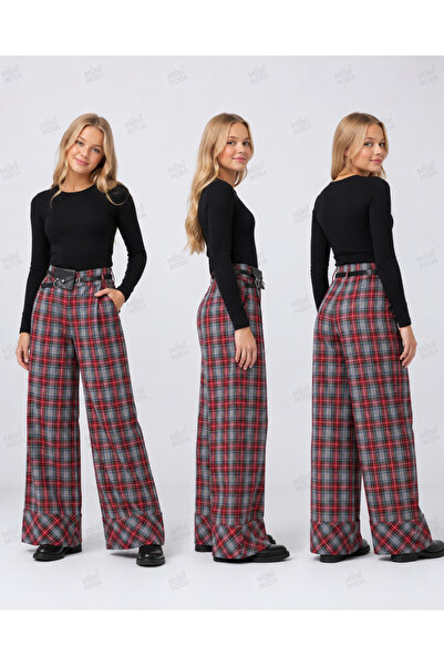 Minimoda Kids Girl's Wide-Legged Pants