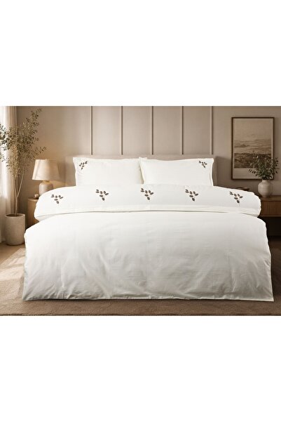 LUFA HOME طقم غطاء لحاف لال