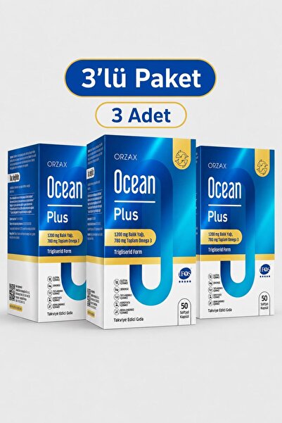 Ocean Plus 1200 mg 50 Softjel Kapsül 3 Adet
