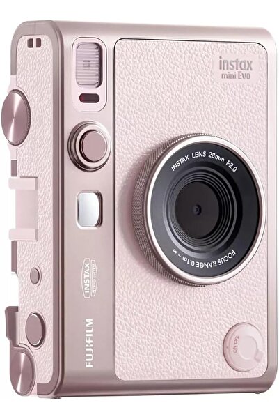 Fujifilm كاميرا إنستاكس ميني إيفو الفورية (وردية اللون)