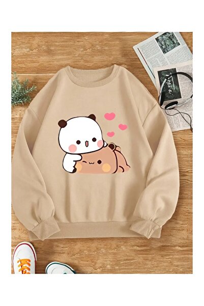 DAXİS Sportwear Company Cat Printed Crewneck Sweatshirt